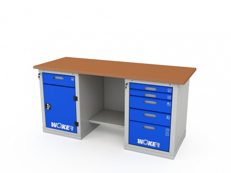 Верстак двухтумбовый WOKER PRO 2205.1800 купить в Северодвинске