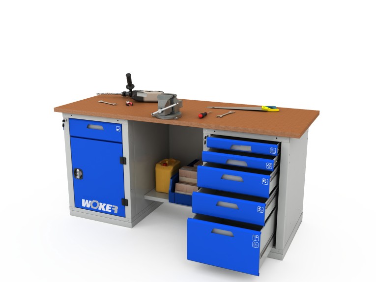 Верстак двухтумбовый WOKER PRO 2205.1800 купить в Северодвинске