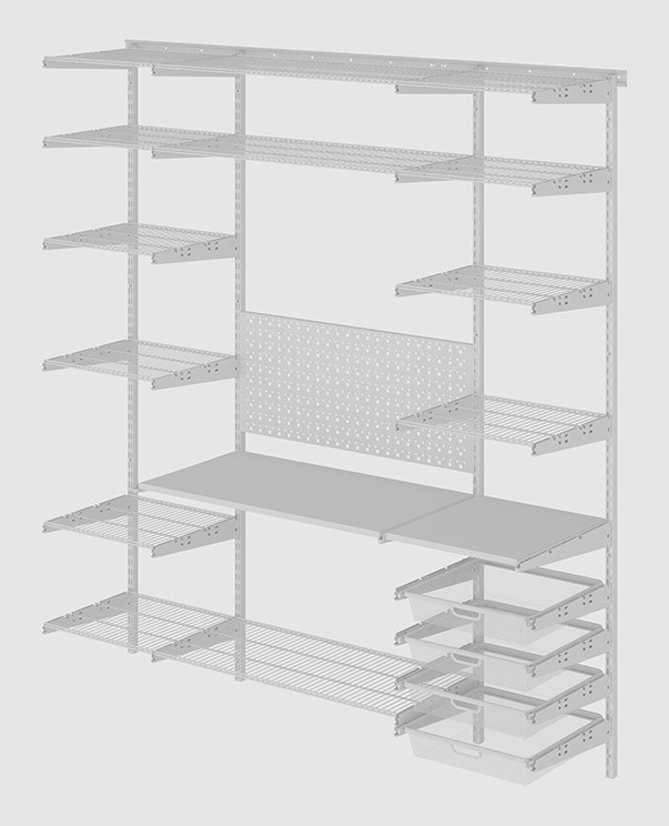 Гардеробная система Практик Home Гараж 2 купить в Северодвинске Гардеробная система Практик Home Гараж 2 купить в Северодвинске