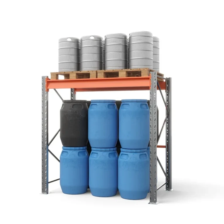 Стеллаж паллетный СПЛ 2000х1800х1100 1 ярус (1300/9700) купить в Северодвинске