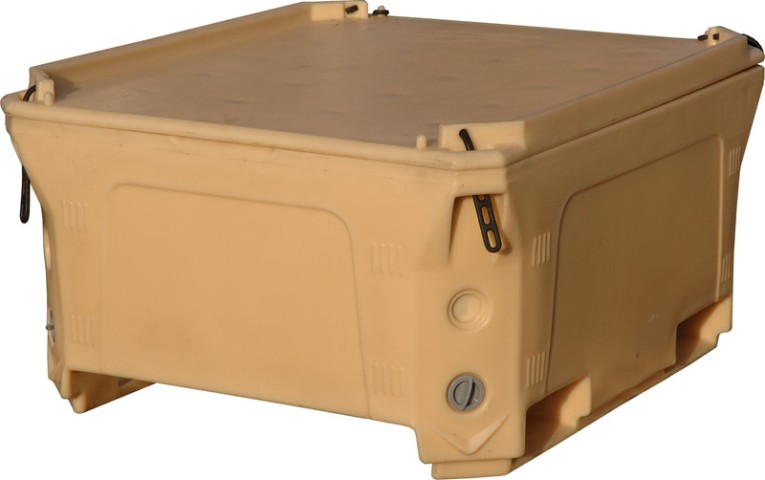 Контейнер 1230х1030х650 мм бежевый с крышкой купить в Северодвинске Контейнер 1230х1030х650 мм бежевый с крышкой купить в Северодвинске