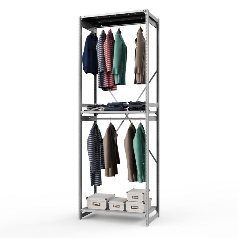 Стеллаж металлический ТСУ Универсал, 3000х1060х600 мм.Штанги: 2шт. Полки: металл усил. перф. 3 шт. купить в Северодвинске Стеллаж металлический ТСУ Универсал, 3000х1060х600 мм.Штанги: 2шт. Полки: металл усил. перф. 3 шт. купить в Северодвинске