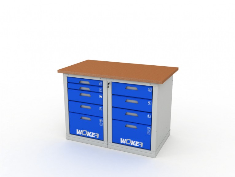 Верстак двухтумбовый WOKER PRO 2504.1200 купить в Северодвинске