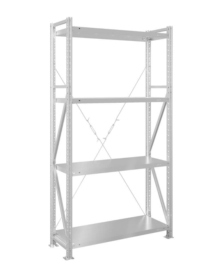 Стеллаж MS U 2000x1000x300 4 полки (200 кг, металл) купить в Северодвинске Стеллаж MS U 2000x1000x300 4 полки (200 кг, металл) купить в Северодвинске