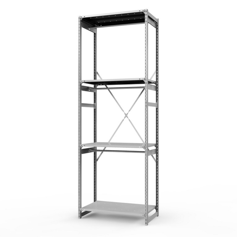 Стеллаж металлический ТСУ Универсал, 3000х1060х600 мм.Штанги: 3шт. Полки: металл перф. 4 шт. купить в Северодвинске Стеллаж металлический ТСУ Универсал, 3000х1060х600 мм.Штанги: 3шт. Полки: металл перф. 4 шт. купить в Северодвинске