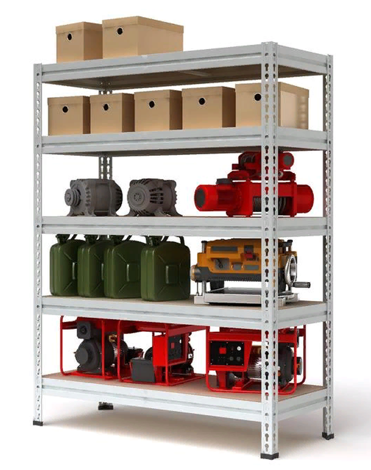 Стеллаж металлический МС-Т 2500х1510х760 5 полок купить в Северодвинске Стеллаж металлический МС-Т 2500х1510х760 5 полок купить в Северодвинске