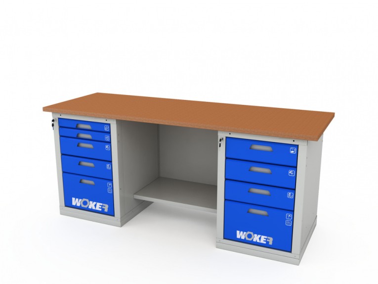 Верстак двухтумбовый WOKER PRO 2504.2000 купить в Северодвинске