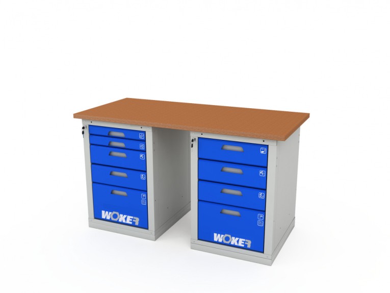 Верстак двухтумбовый WOKER PRO 2505.1500 купить в Северодвинске