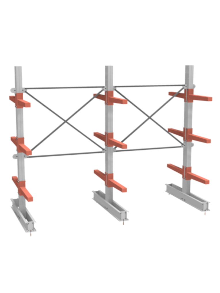 СТ-062 Стеллаж двухсторонний 3 яруса купить в Северодвинске