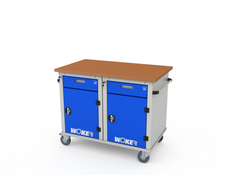 Верстак мобильный двухтумбовый WOKER PRO 2202.1200 купить в Северодвинске