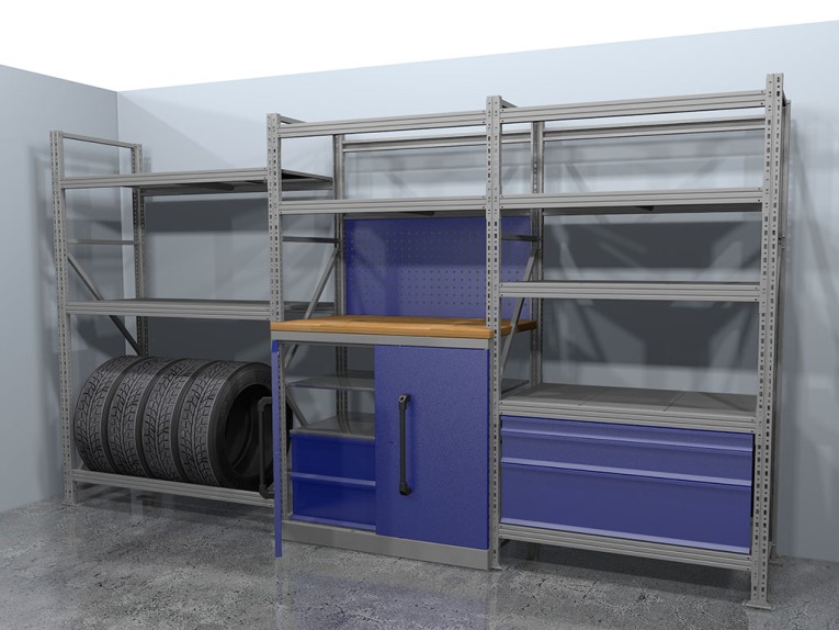 Стеллажная система хранения №2 Гараж купить в Северодвинске Стеллажная система хранения №2 Гараж купить в Северодвинске