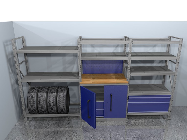 Стеллажная система хранения №2 Гараж купить в Северодвинске Стеллажная система хранения №2 Гараж купить в Северодвинске