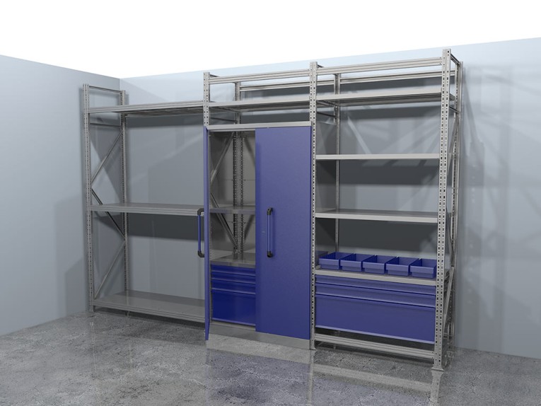 Стеллажная система хранения №3 Гараж купить в Северодвинске Стеллажная система хранения №3 Гараж купить в Северодвинске