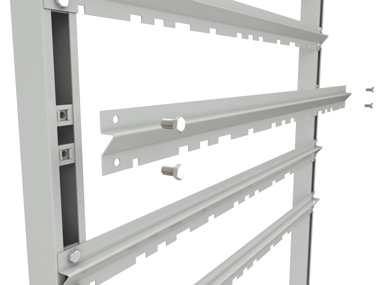 Стеллаж для пластиковых лотков SORTEX односторонний 1500x1000x450.01 купить в Северодвинске