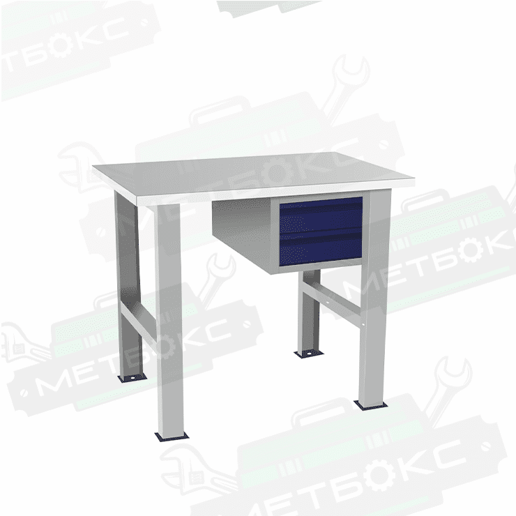 Верстак бестумбовый с подвесным ящиком ВП-Э купить в Северодвинске Верстак бестумбовый с подвесным ящиком ВП-Э купить в Северодвинске