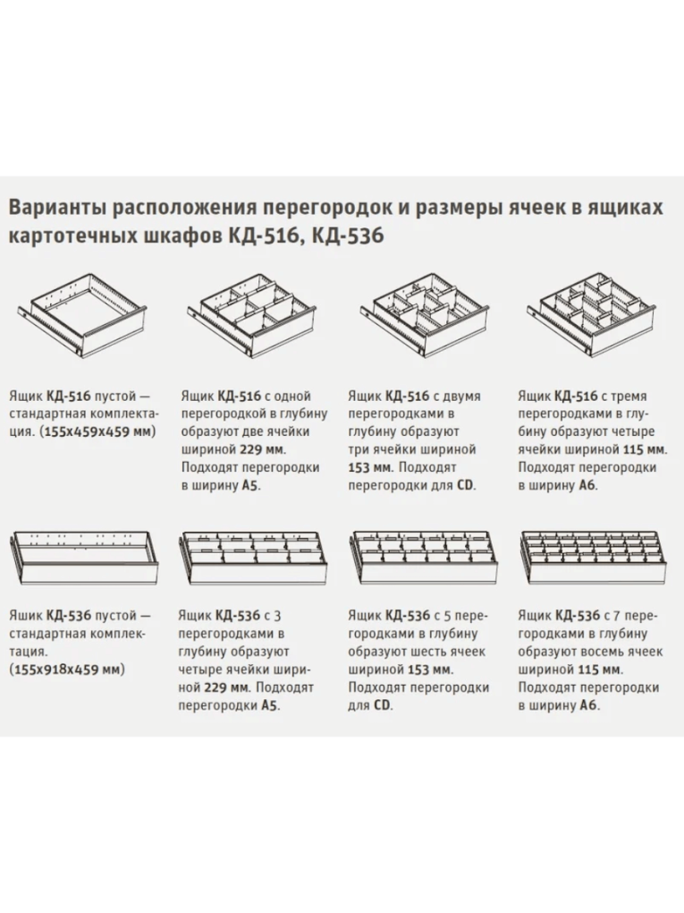 Шкаф картотечный ДиКом КД-536 (без перегородок) купить в Северодвинске Шкаф картотечный ДиКом КД-536 (без перегородок) купить в Северодвинске