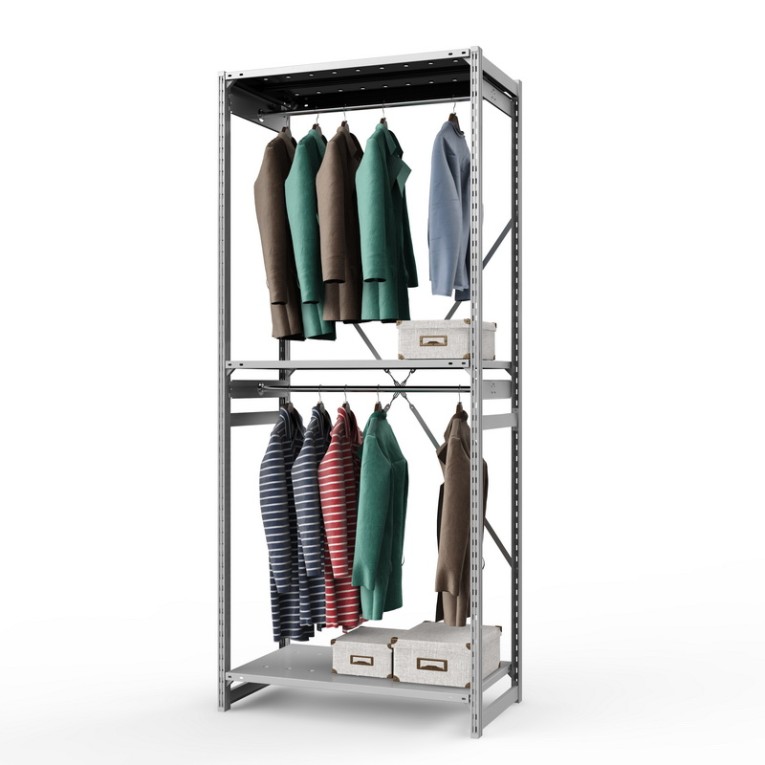 Стеллаж металлический ТСУ Универсал, 2500х1060х500 мм.Штанги: 2шт. Полки: металл перф. 3 шт. купить в Северодвинске Стеллаж металлический ТСУ Универсал, 2500х1060х500 мм.Штанги: 2шт. Полки: металл перф. 3 шт. купить в Северодвинске