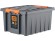 Контейнер особопрочный Rox Box PRO 36 (500х390х250 мм с крышкой и клипсами, антрацит) купить в Северодвинске