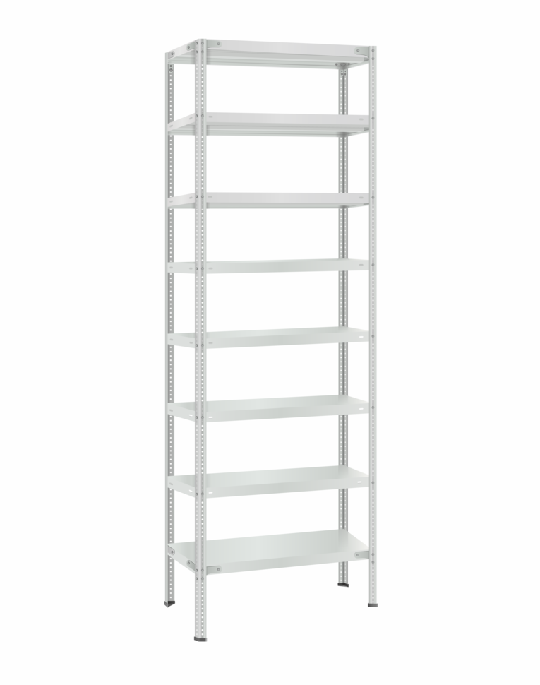 Стеллаж металлический Титан МС-500 2400х700х300 8 полок купить в Северодвинске Стеллаж металлический Титан МС-500 2400х700х300 8 полок купить в Северодвинске