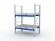 Стеллаж с выкатными платформами S-HEAVY 1000/1300 (2 яруса хранения) купить в Северодвинске