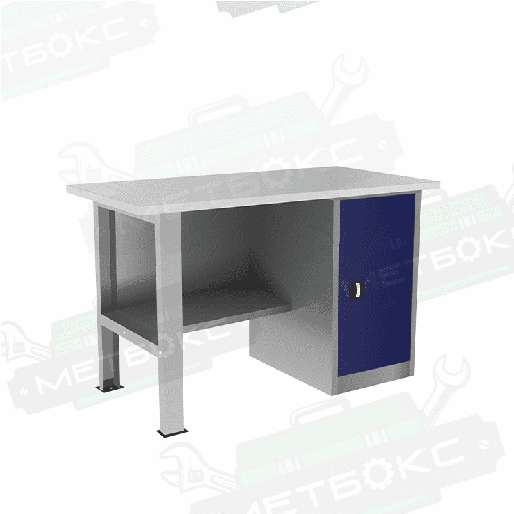 Однотумбовый слесарный верстак ВП-2/1,6 купить в Северодвинске Однотумбовый слесарный верстак ВП-2/1,6 купить в Северодвинске