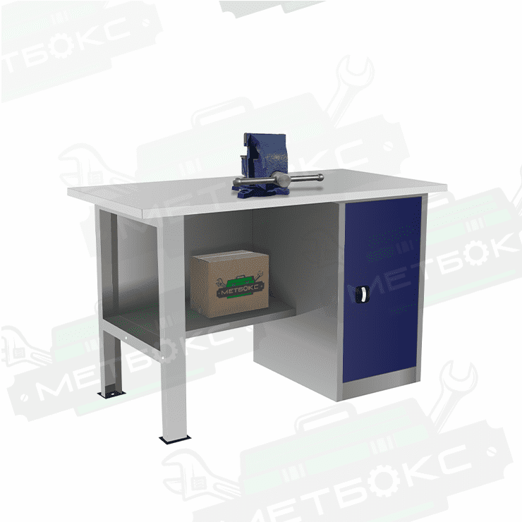 Однотумбовый слесарный верстак ВП-2/1,6 купить в Северодвинске Однотумбовый слесарный верстак ВП-2/1,6 купить в Северодвинске