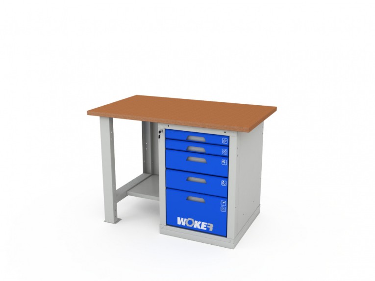 Верстак однотумбовый WOKER PRO 1005.1200 купить в Северодвинске