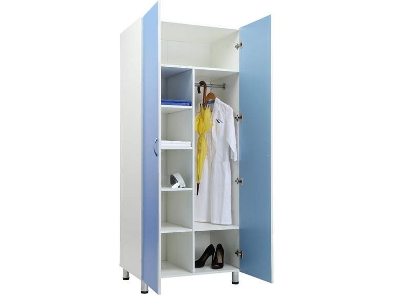 Шкаф для палат MF LH-2 1980 голубой купить в Северодвинске Шкаф для палат MF LH-2 1980 голубой купить в Северодвинске