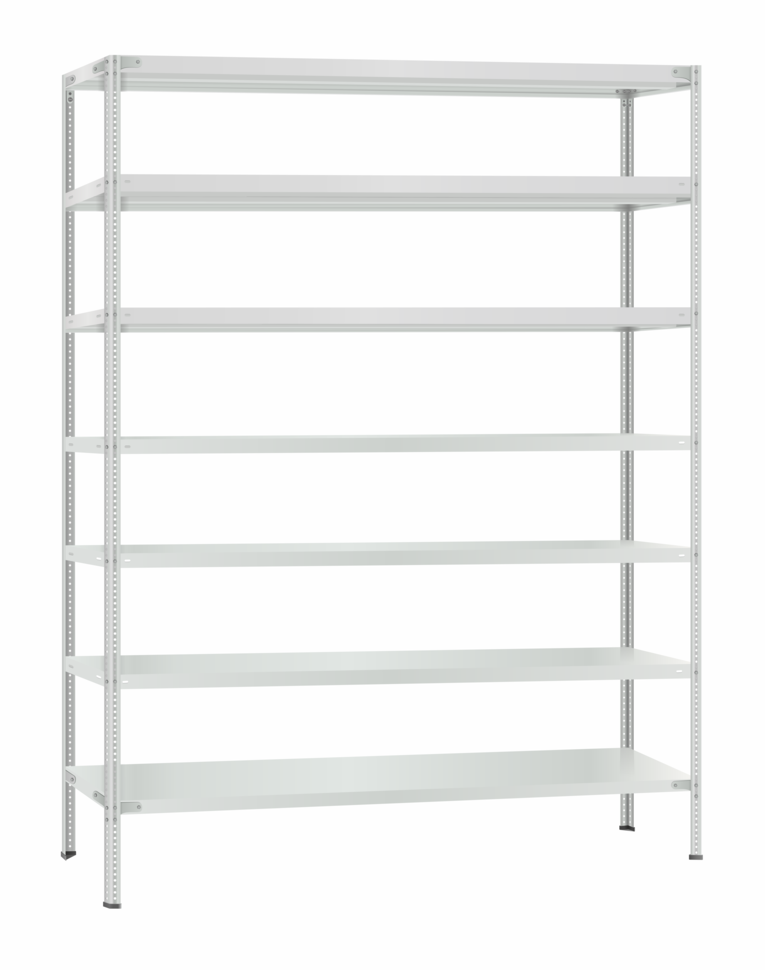 Стеллаж металлический Титан МС-500 2400х1500х300 7 полок купить в Северодвинске Стеллаж металлический Титан МС-500 2400х1500х300 7 полок купить в Северодвинске