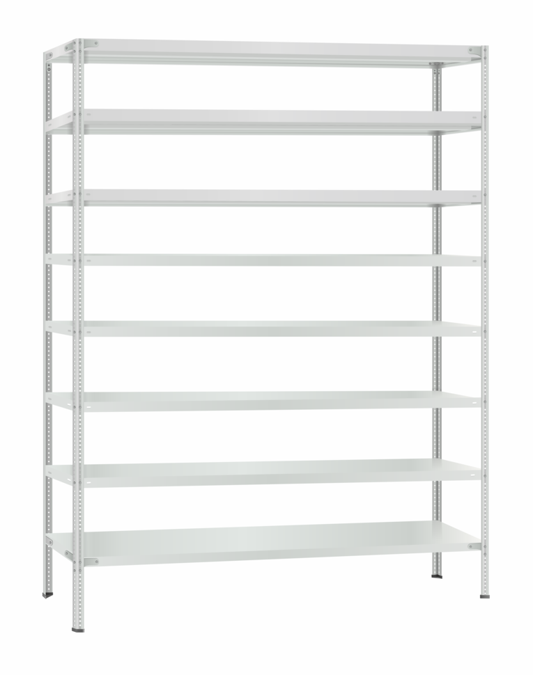 Стеллаж металлический Титан МС-500 2400х1500х300 8 полок купить в Северодвинске Стеллаж металлический Титан МС-500 2400х1500х300 8 полок купить в Северодвинске