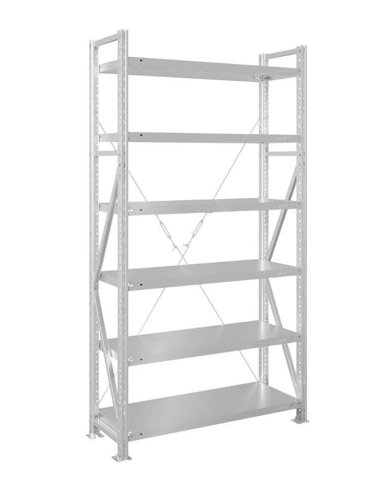 Стеллаж MS U 2000x1200x1000 6 полок (400 кг, металл) купить в Северодвинске