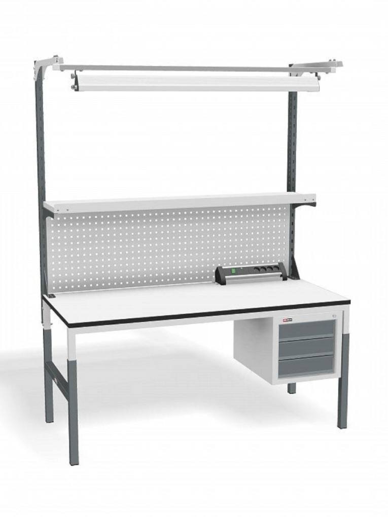 Стол монтажный ДиКом СР-М-150-05 ESD Пластик купить в Северодвинске Стол монтажный ДиКом СР-М-150-05 ESD Пластик купить в Северодвинске